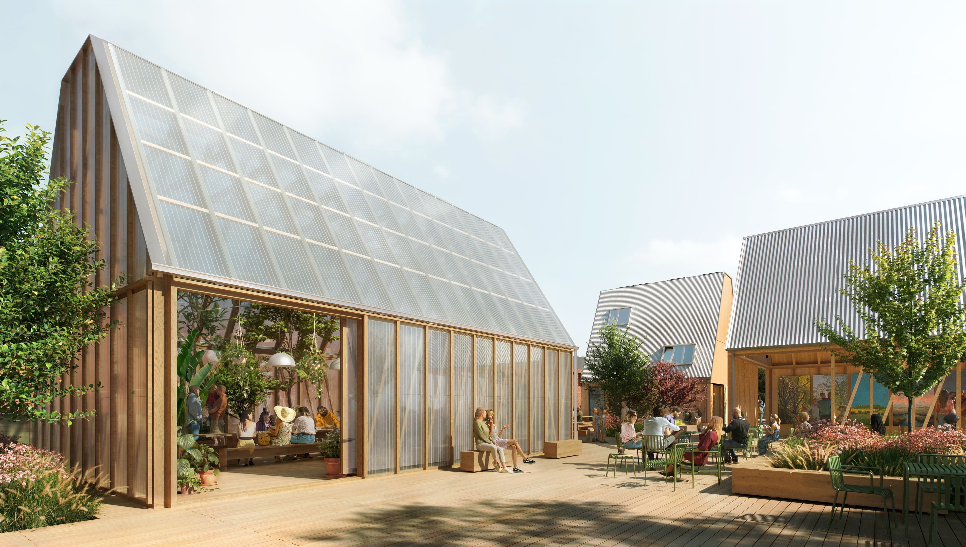 Visionary architecture pavilions in Copenhagen
